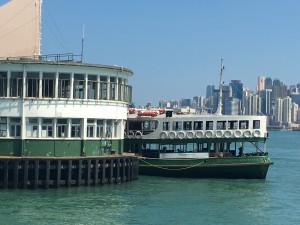 This is just one of the 12 ships in the Star Ferry fleet.