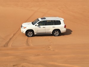The dune bashing was so much fun in this SUV!